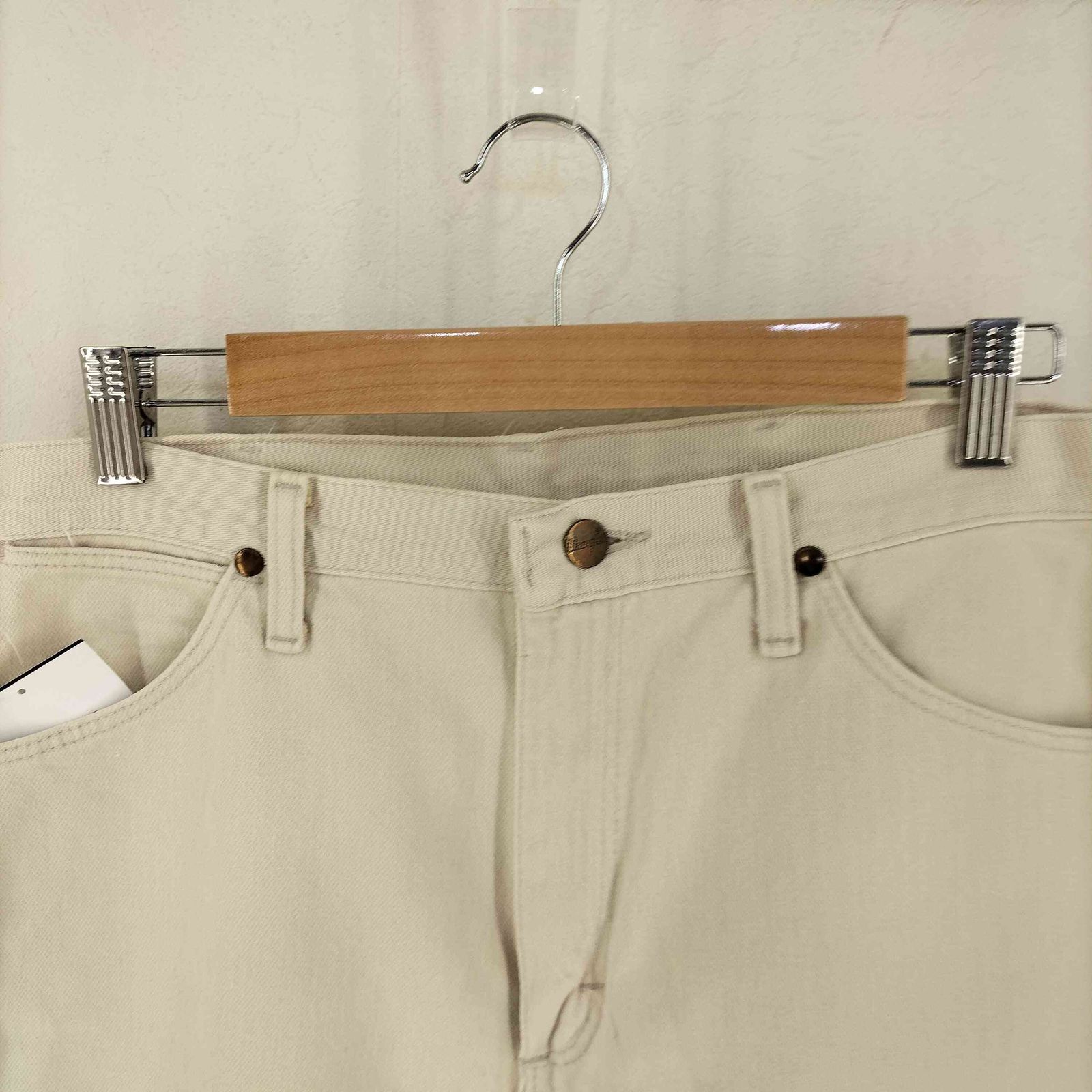 ラングラー Wrangler USA製 ホワイト デニム ショーツ リメイク メンズ  32