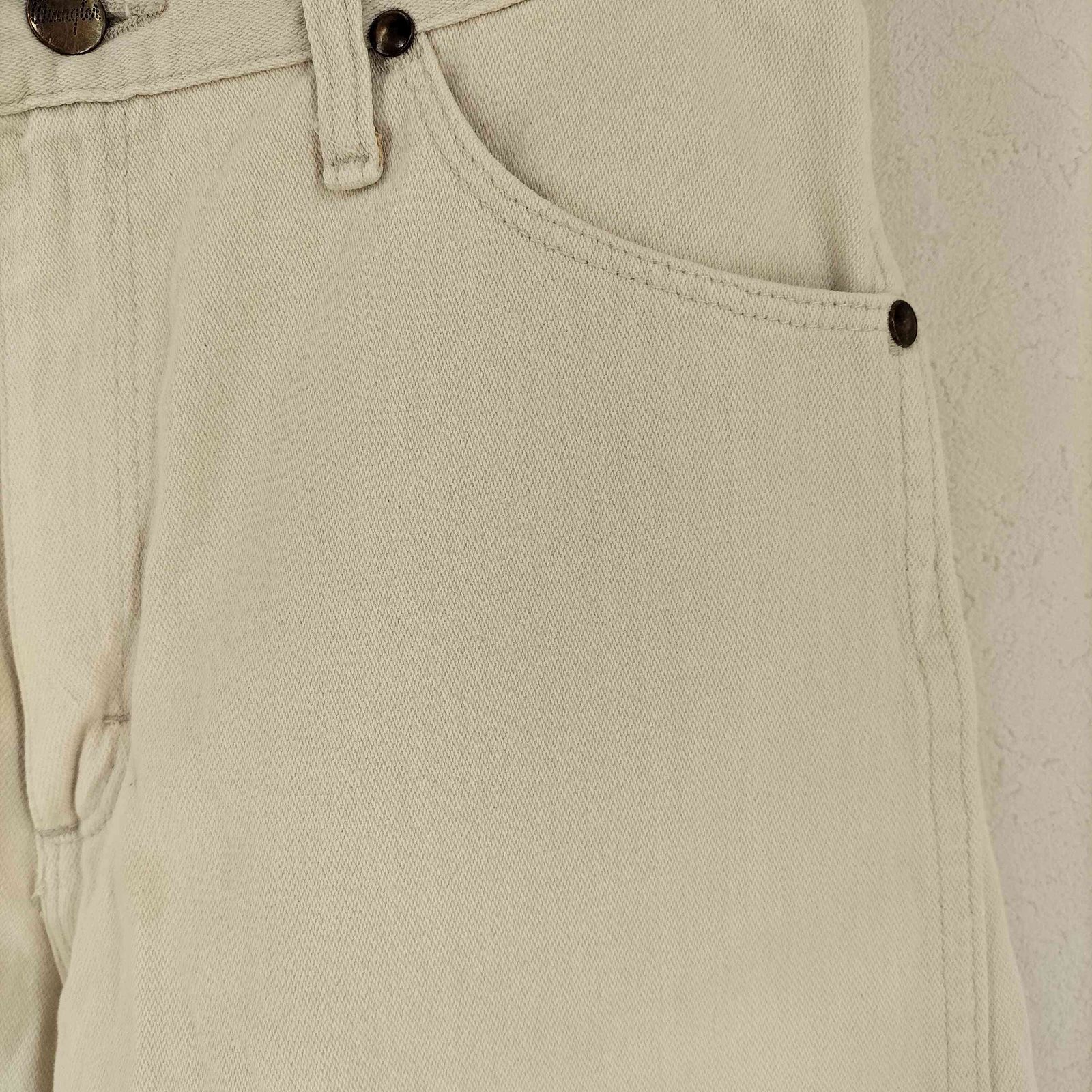 ラングラー Wrangler USA製 ホワイト デニム ショーツ リメイク メンズ  32