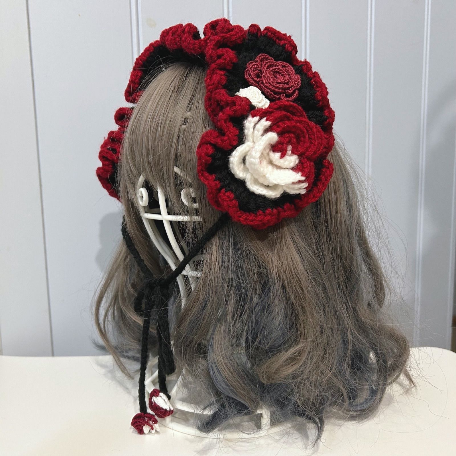 糸の魔法 ヘッドドレス 編み物