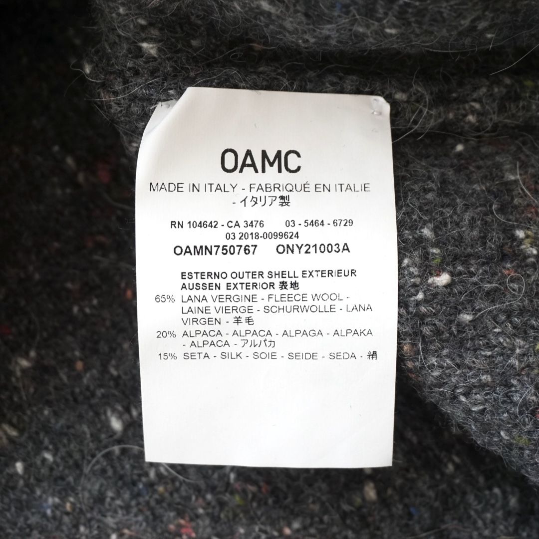 OAMC オーエーエムシー Crew neck line mix Knit クルーネックライン