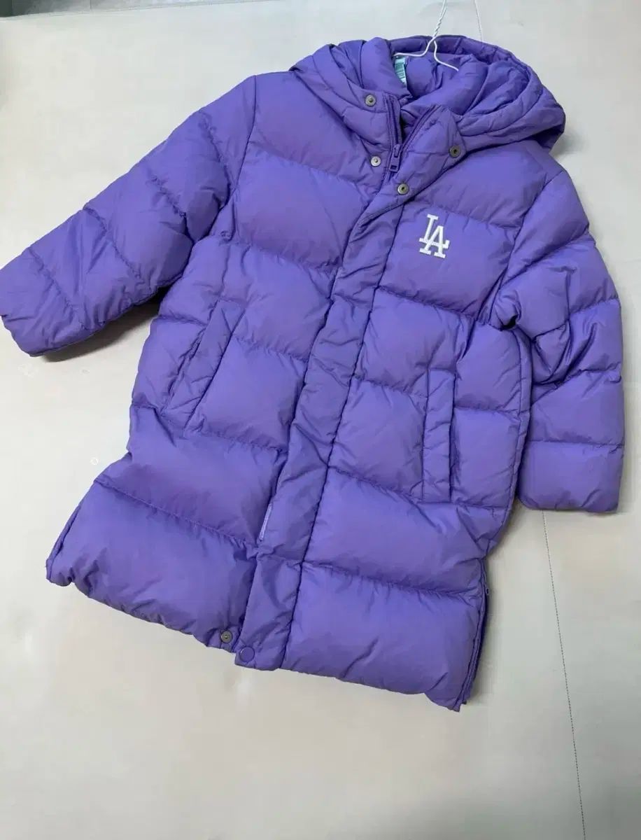 キッズ LA PURPLE パープル ダウンジャケット ロング丈 120