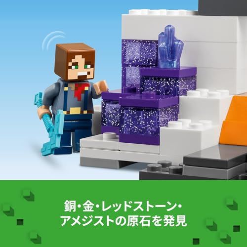 レゴ LEGO マインクラフト 荒野の廃坑 おもちゃ 玩具 プレゼント ブロック 男の子 女の子 子供 8歳 9歳 10歳 小学生 マイクラ Minecraft グッズ ゲーム 21263 se