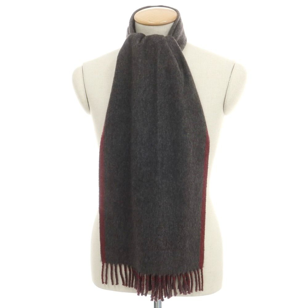 中古】エルメネジルドゼニア Ermenegildo Zegna カシミヤ マフラー