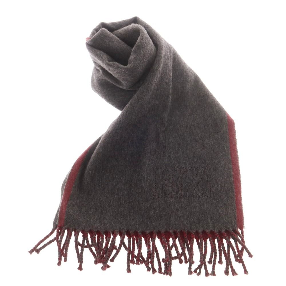 中古】エルメネジルドゼニア Ermenegildo Zegna カシミヤ マフラー