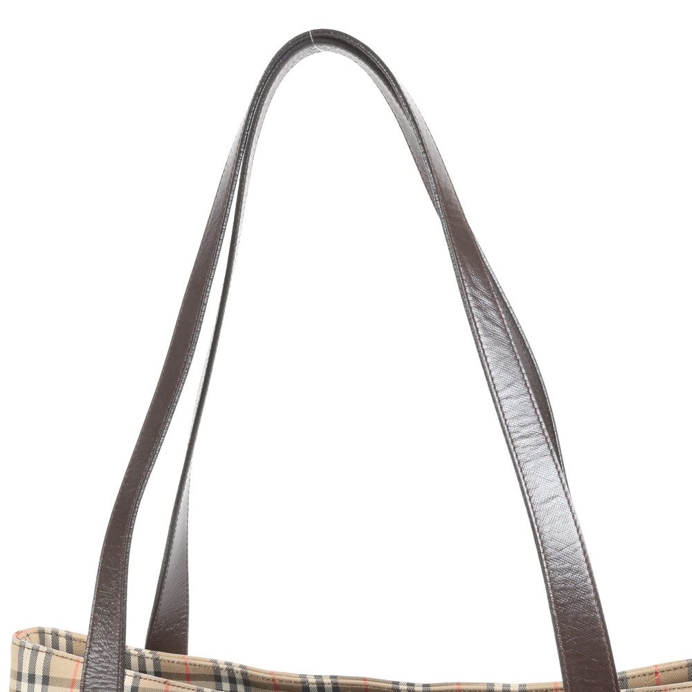 美品 バーバリー ノバ チェック シャドーホース レザー トート バッグ