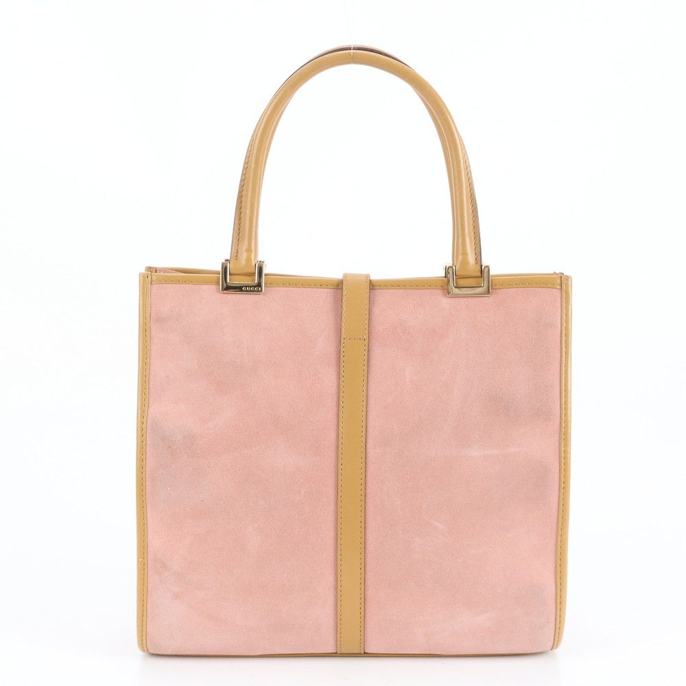 【美品✨】グッチ ジャッキー ハンドバッグ ピンク スエード レザー 極美品 青山店 グッチ コントロールカード付 ジャッキー レザー