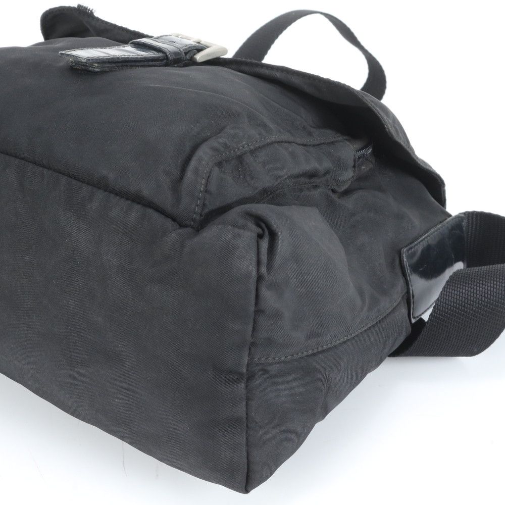 美品 プラダ テスート ナイロン 三角ロゴ レザー ショルダーバッグ