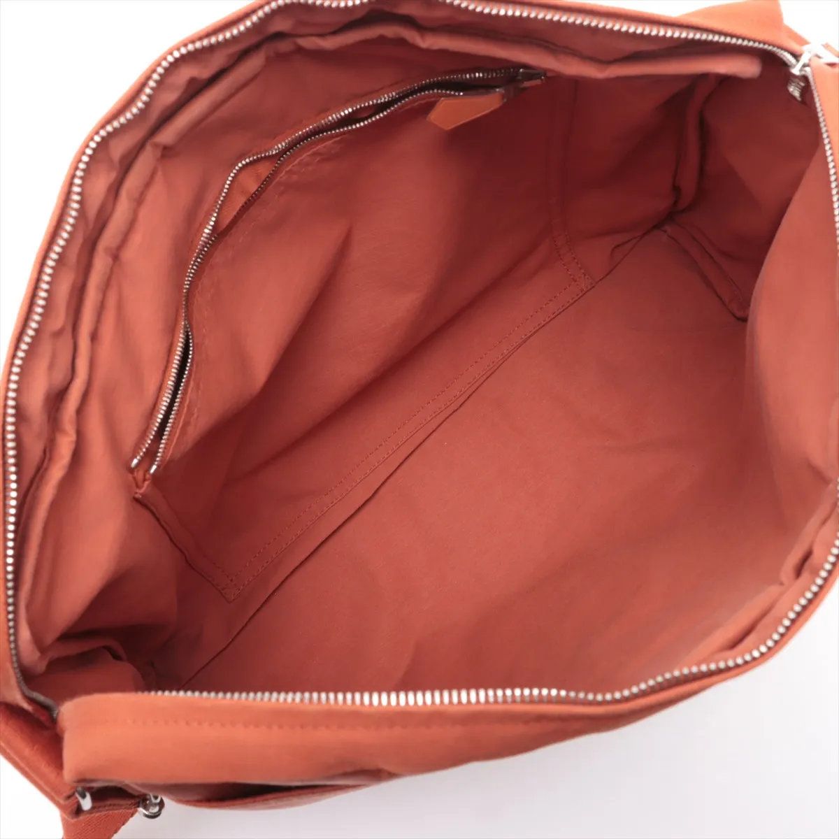 美品 エルメス アカプルコバサス トワルシェブロン レザー ショルダー