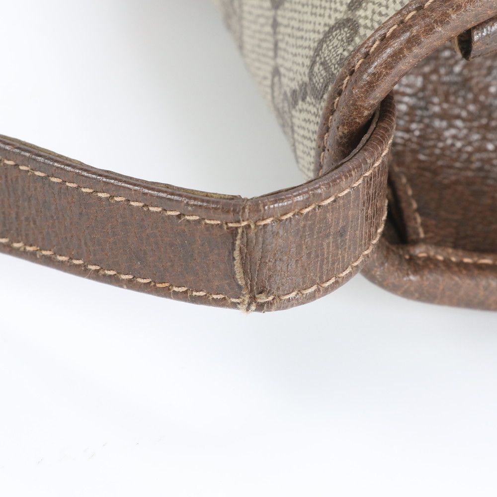 ヴィンテージ オールド グッチ GGスプリーム シェリー ライン レザー