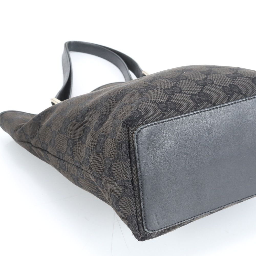美品 グッチ GG キャンバス 002-1099 レザー ショルダー バッグ 肩掛け