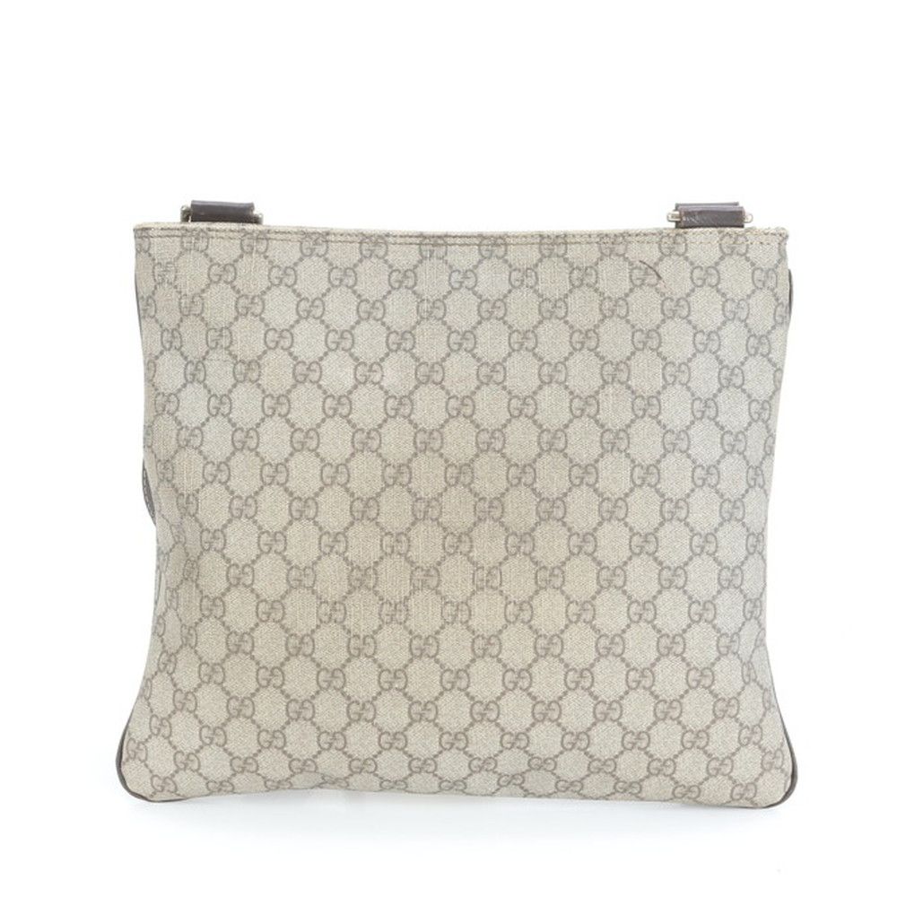 極美品 グッチ GGスプリーム 186232 レザー ショルダーバッグ 斜め掛け