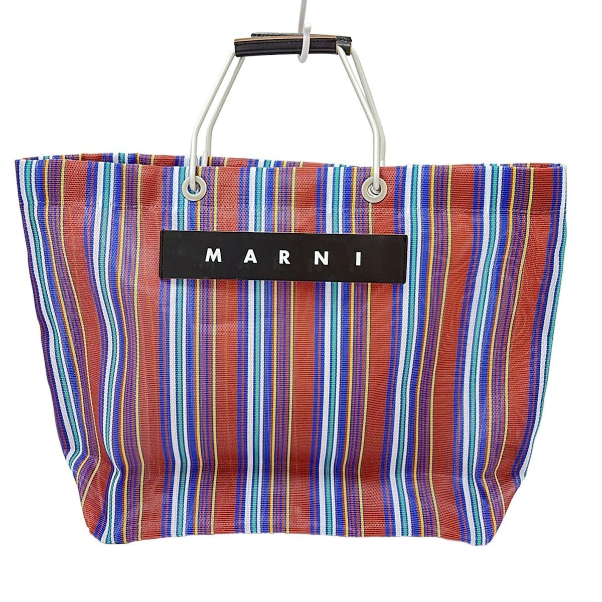 MARNI(マルニ) トートバッグ美品 マーケット ストライプ バッグ