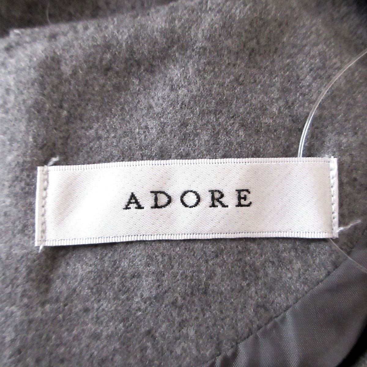 ADORE ワンピース　グレー長袖ワンピース　未使用級　サイズ38 楽天市場】アドーア ADORE 23年 ウール ポケット付 長袖 ロング