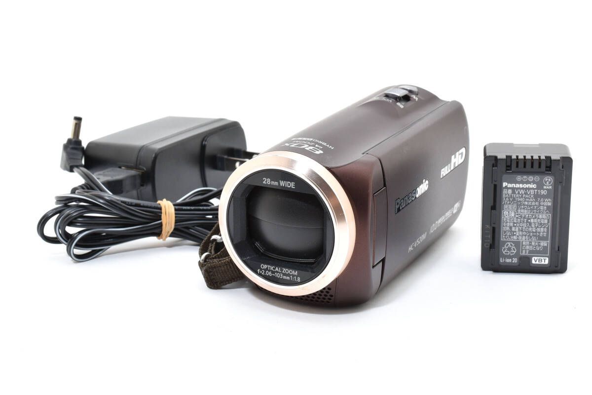 ☆美品☆ パナソニック Panasonic HC-V520M ブラウン