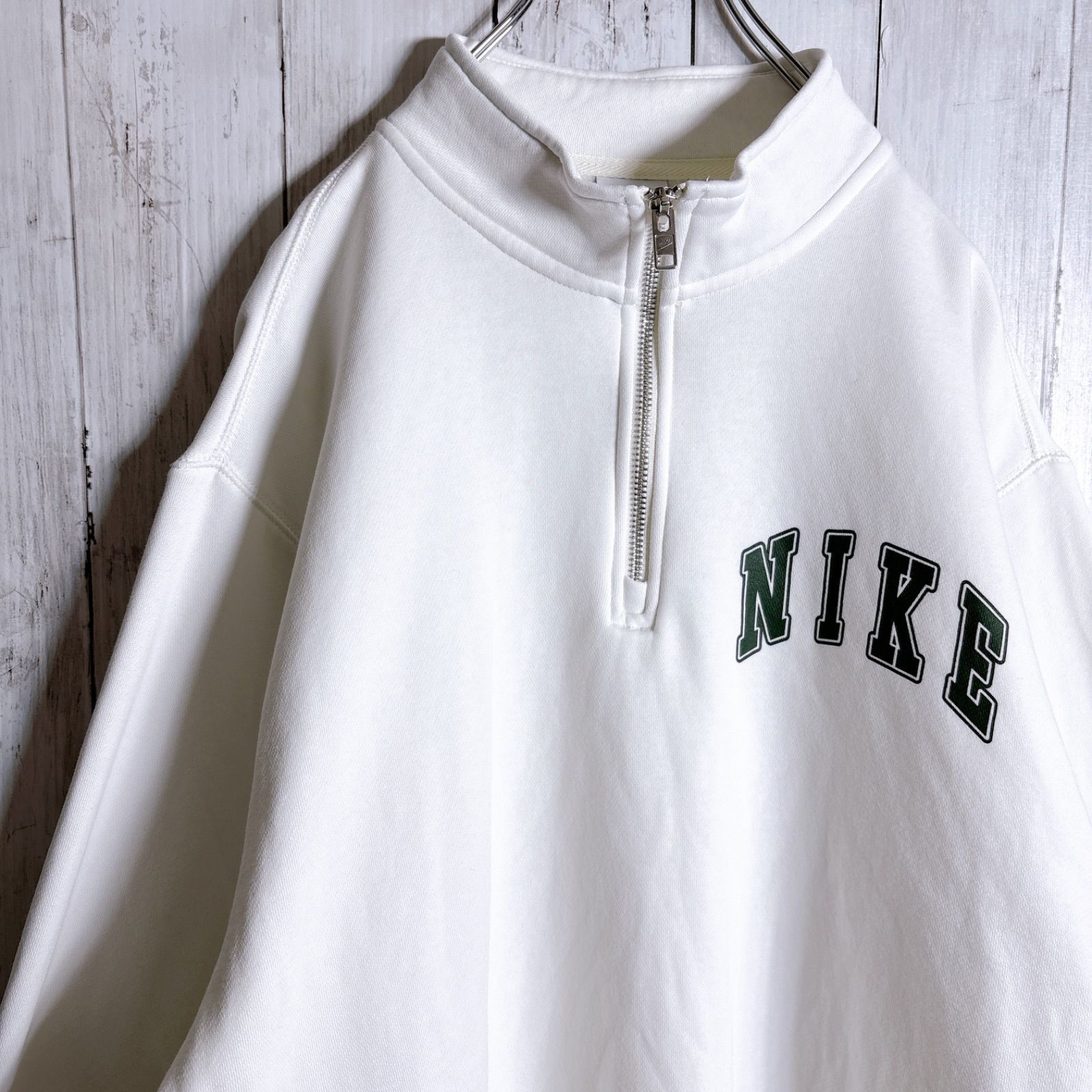 国内正規品】ナイキ NIKE 刺繍 アーチロゴ ハーフジップスウェット #13