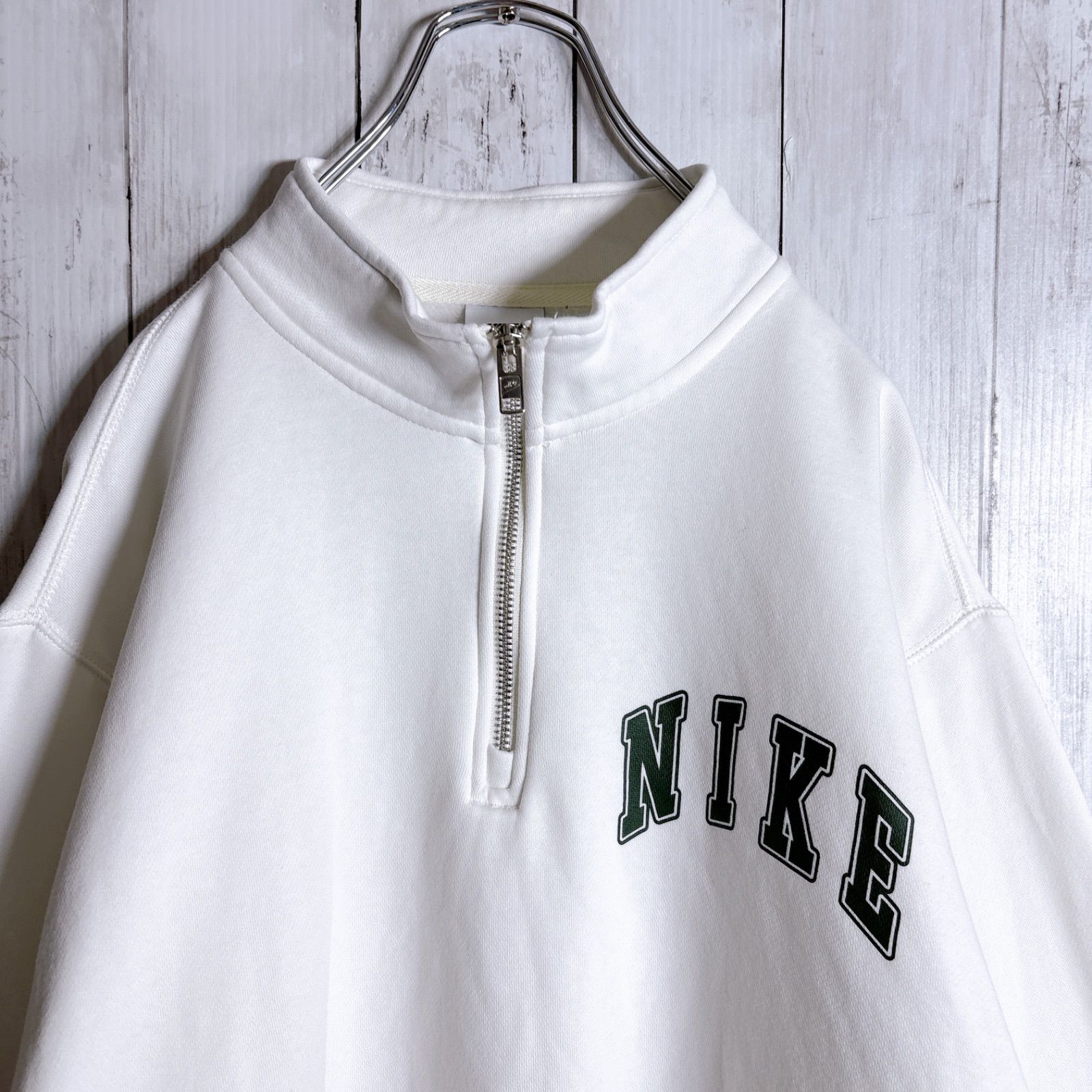 NIKE 刺繍ロゴハーフジップスウェット NIKE 刺繍ロゴハーフジップスウェット NIKE ナイキ スウェット