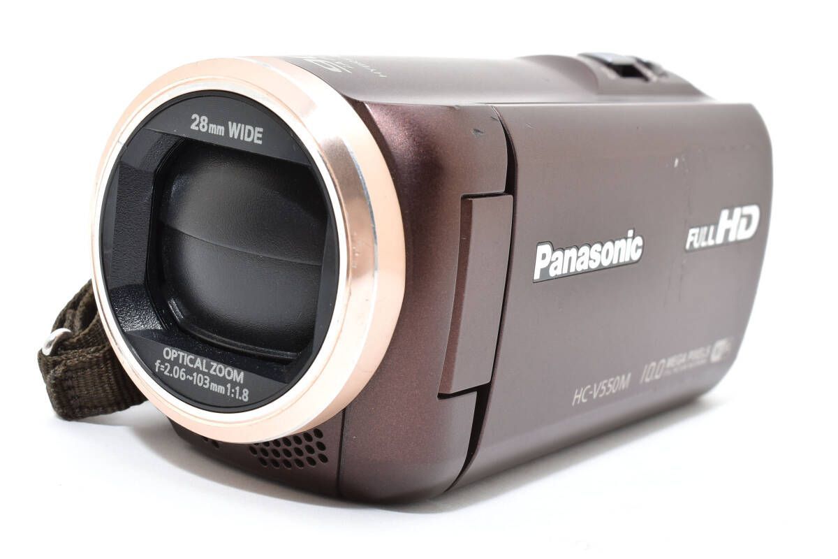 ☆ パナソニック Panasonic HC-V550M-T ブラウン デジタルビデオカメラ