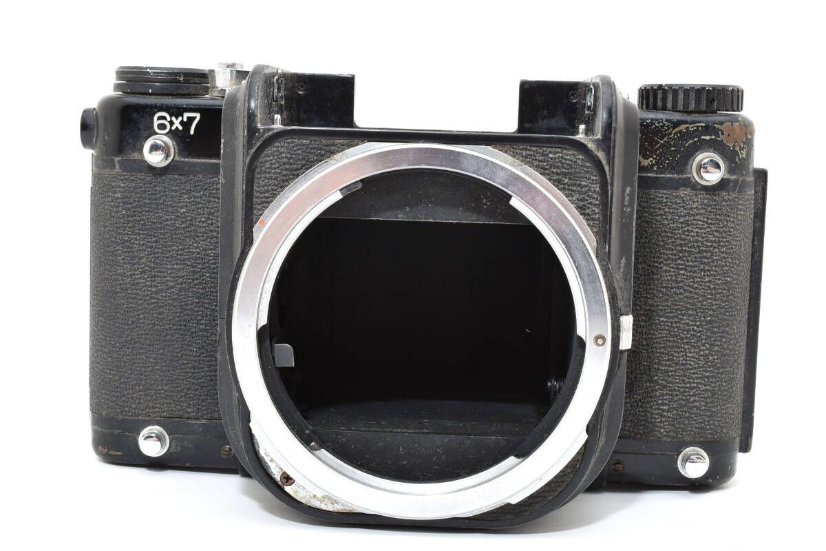  ペンタックス PENTAX 6 7 最初期型 ボディ フィルムカメラ バケペン L 88 7044 一眼レフカメラ(フィルム) フィルムカメラ