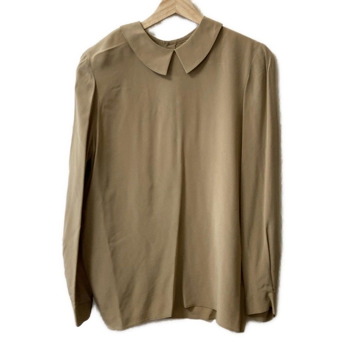エンポリオアルマーニ 長袖シャツブラウス サイズ40 M レディース ベージュ 肩パット