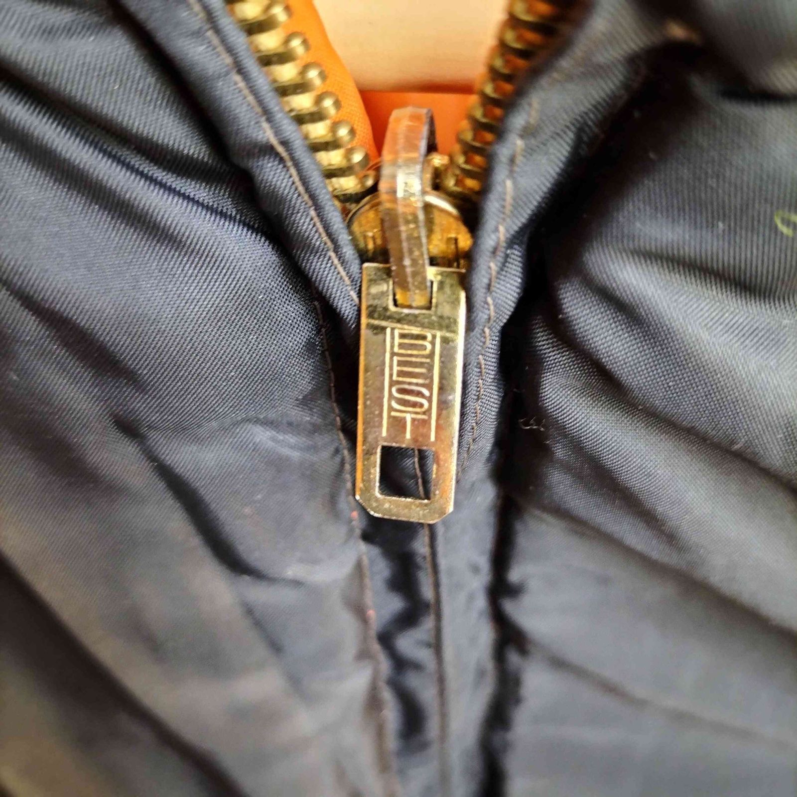 USED古着(ユーズドフルギ) 60s BESTジッパー 裏地キルティング ジップアップ ブルゾン メンズ 表記無 【中古】【ブランド古着バズストア】 ユーズドフルギ USED古着 60s BESTジッパー 裏地キルティング ジップ