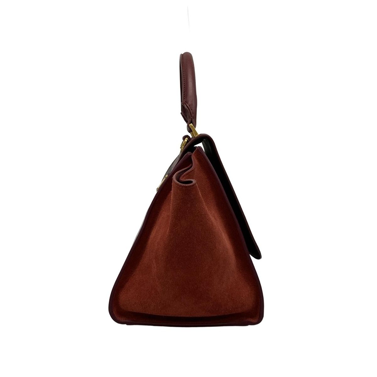 CELINE セリーヌ ハンドバッグ トラペーズスモール ボルドー レザー