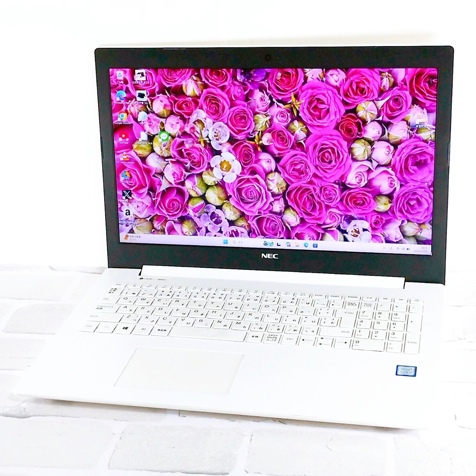 爆速SSD Corei7 第8世代 最新Windows11 ノートパソコン 15.6インチ NEC