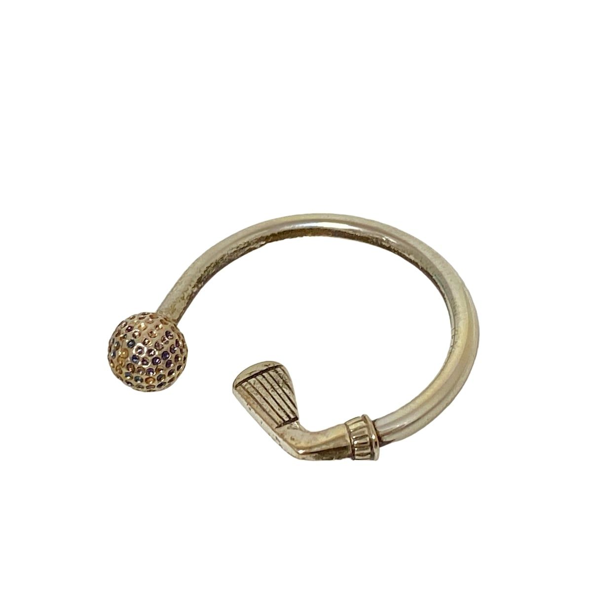 TIFFANY-Co. ティファニー キーホルダー チャーム - シルバー キーリング ゴルフ