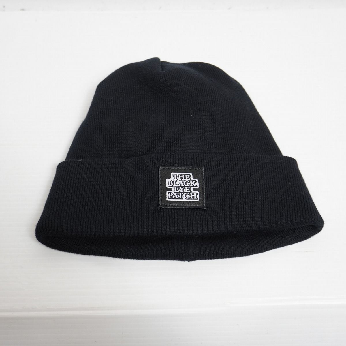 美品 BLACK EYE PATCH ブラックアイパッチ OG LABEL PATCHED ニット帽