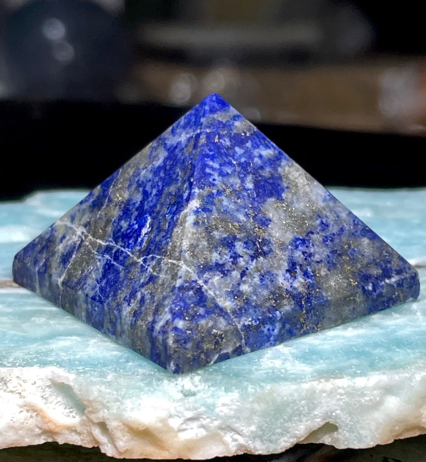 ラピスラズリ【青金石】ピラミッド△天然石◇パワーストーン - メルカリ
