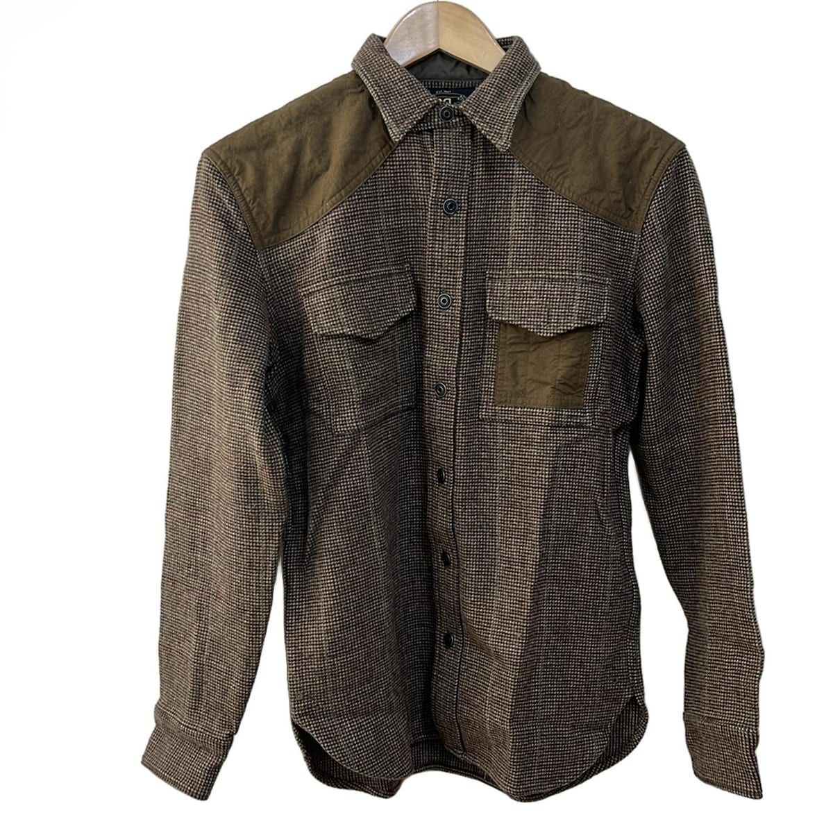 RRL ダブルアールエル ラルフローレン 長袖シャツ 好配色 デザイン◎