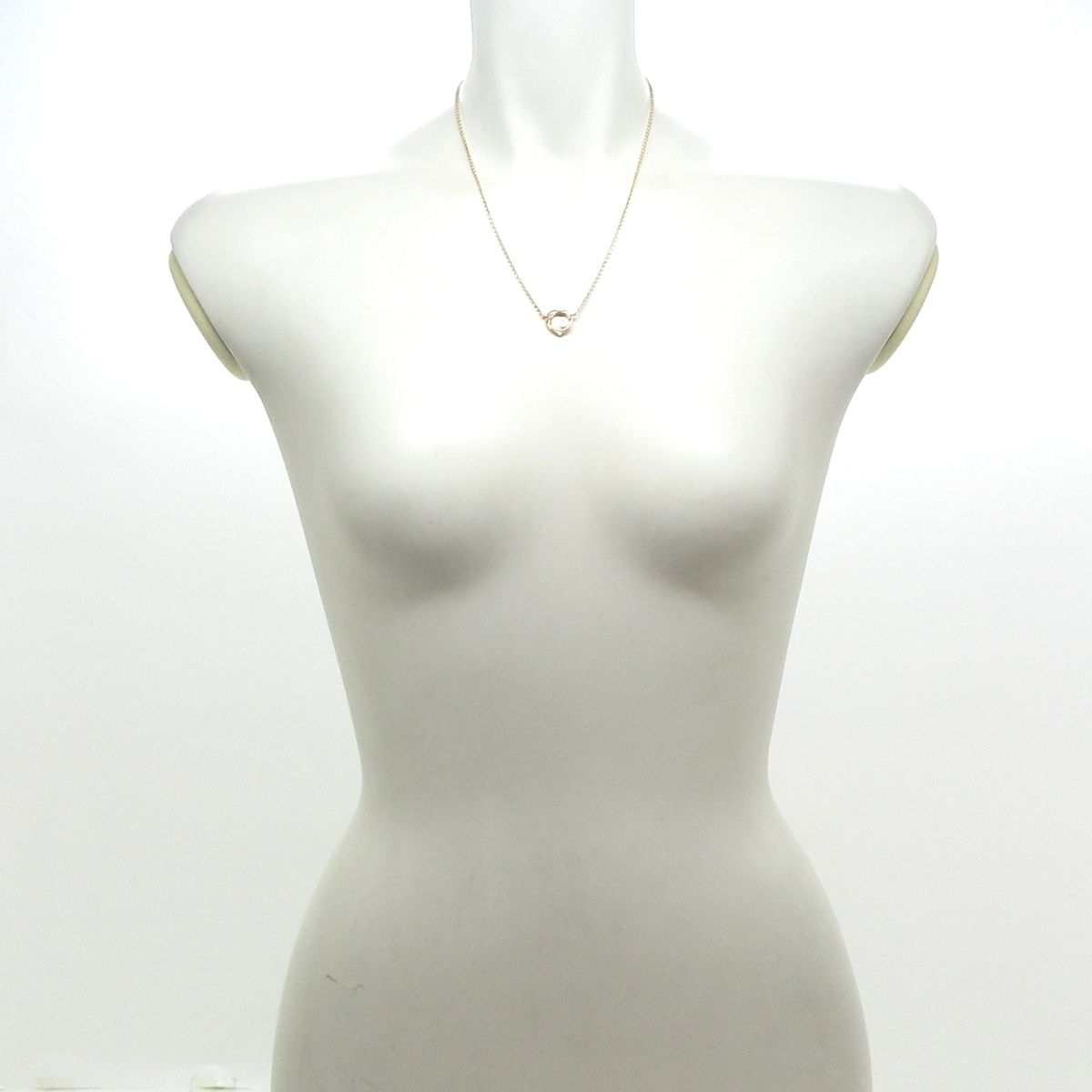 HERMES エルメス ネックレス ヴェルティージュ クール K 18 PG×ダイヤモンド 1 Pダイヤ