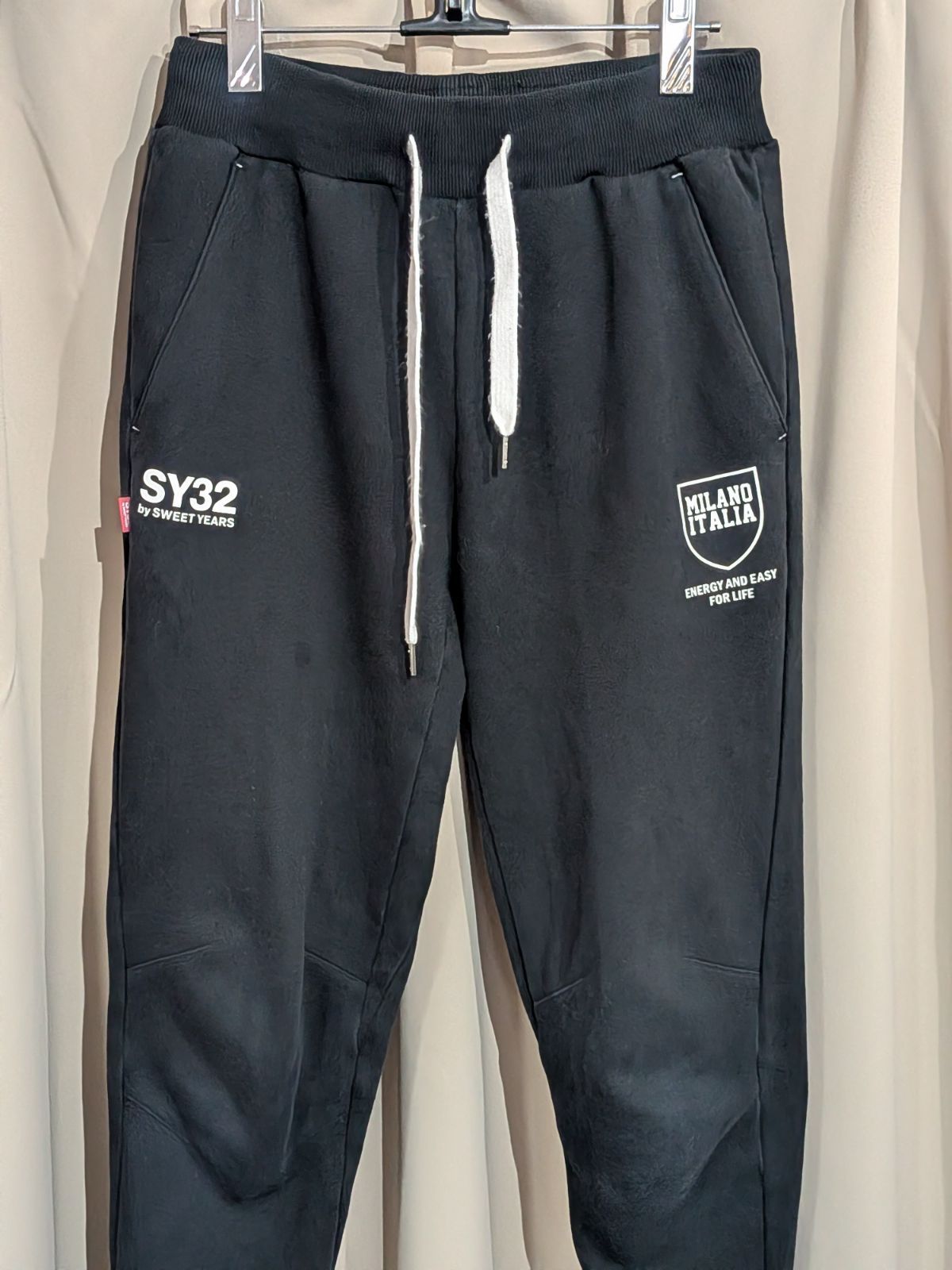 SY23 by sweet years スウェットパンツ ジョガーパンツ 黒 XS - メルカリ