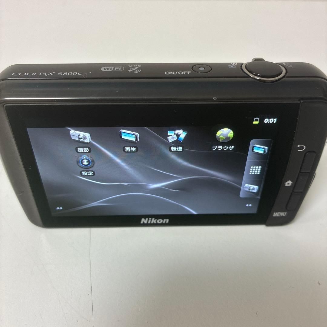 Nikon COOLPIX S800C コンパクトカメラ Wi-Fi スマホ転送 - メルカリ