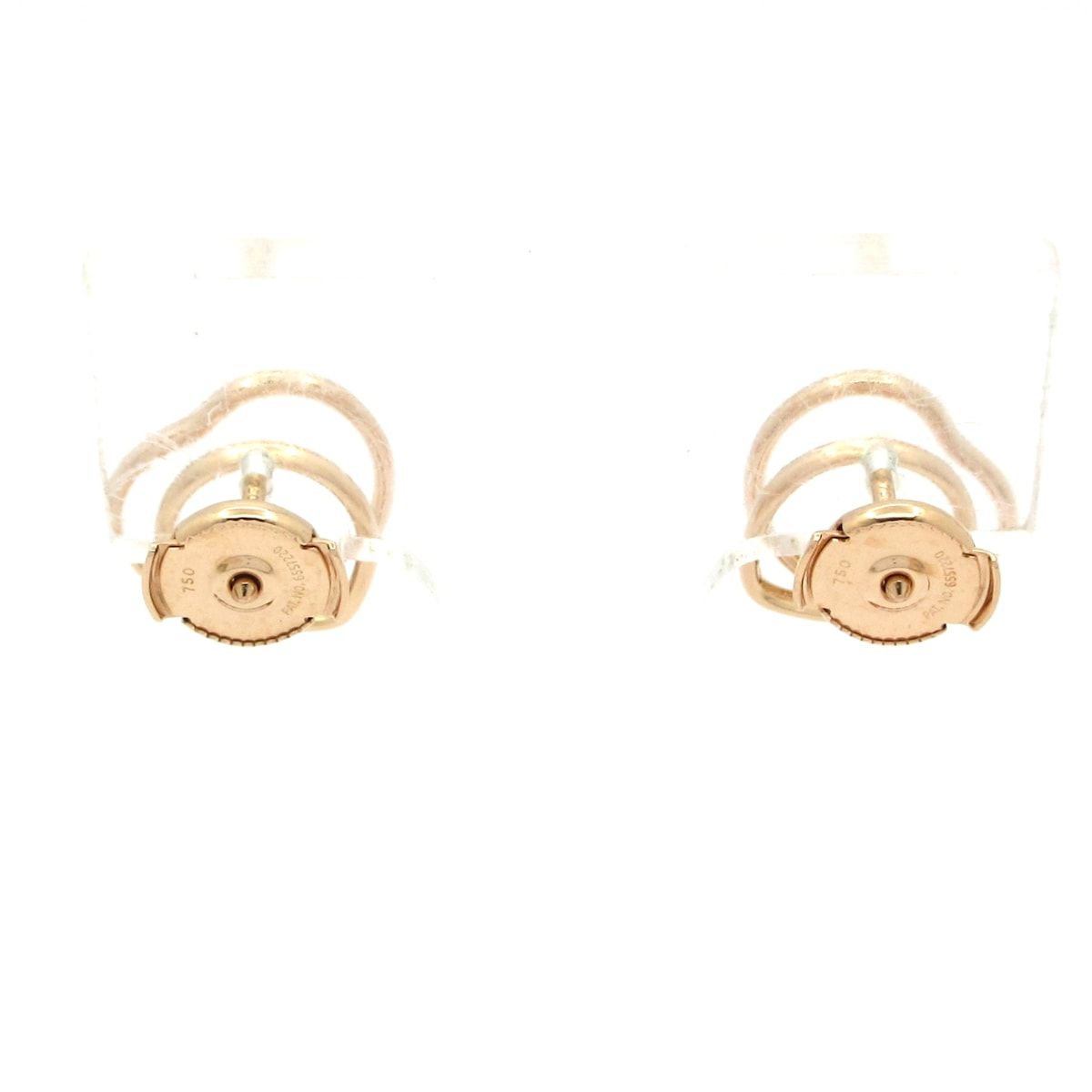  HERMES エルメス ピアス ヴェルティージュ クール TPM K 18 PG ダイヤモンド ハート 総2 Pダイヤ ダイヤ総0 11カラット ピアス(両耳用) アクセサリー