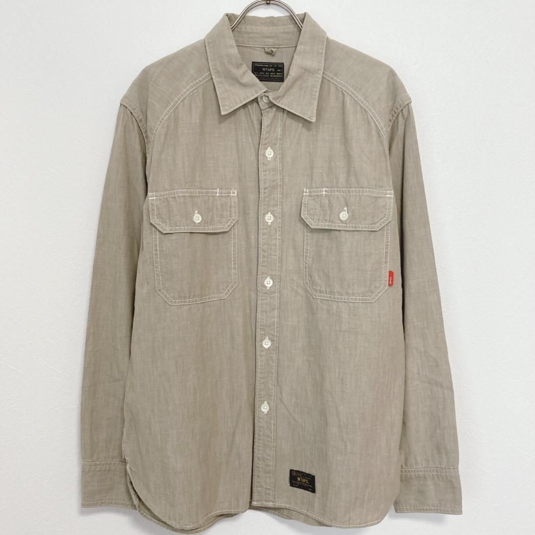 WTAPS SEAGULL SHIRT CHAMBRAY ベージュ S - メルカリ