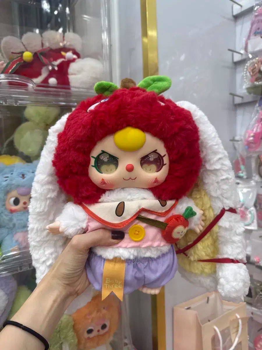 ベイビー・スリー りんごうさぎ ぬいぐるみ クリスマス 400% シック