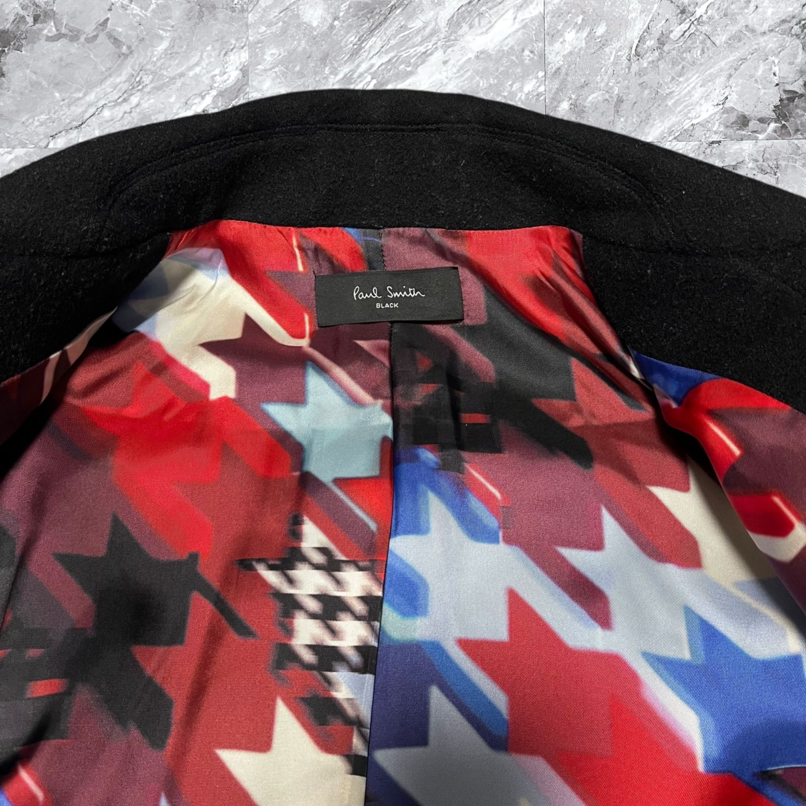 極美品❗️ Paul Smith 千鳥格子コート 2025年最新】Yahoo