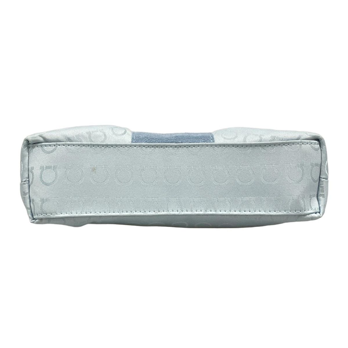  SalvatoreFerragamo PARFUMS サルバトーレフェラガモ パフューム ハンドバッグ ライトブルー ガンチーニ ハンドバッグ バッグ