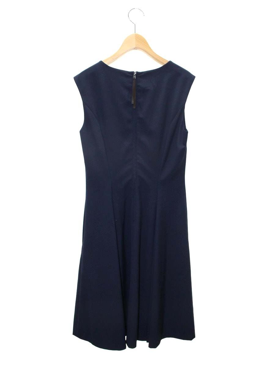 フォクシーニューヨーク エグゼクティブレディ 31818 ワンピース 40 ネイビー