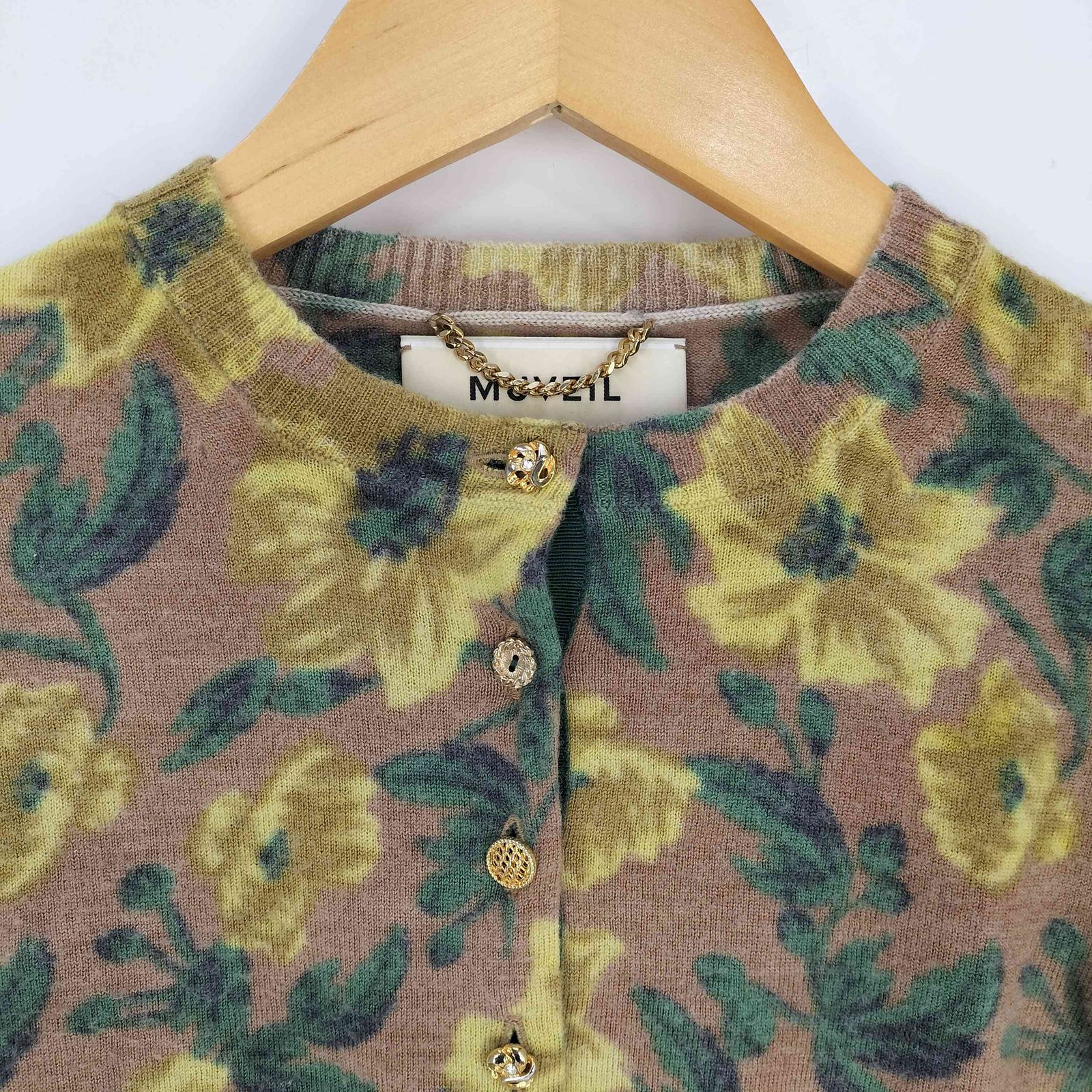 ミュベール MUVEIL フラワーカーディガン レディース JPN：38 - メルカリ