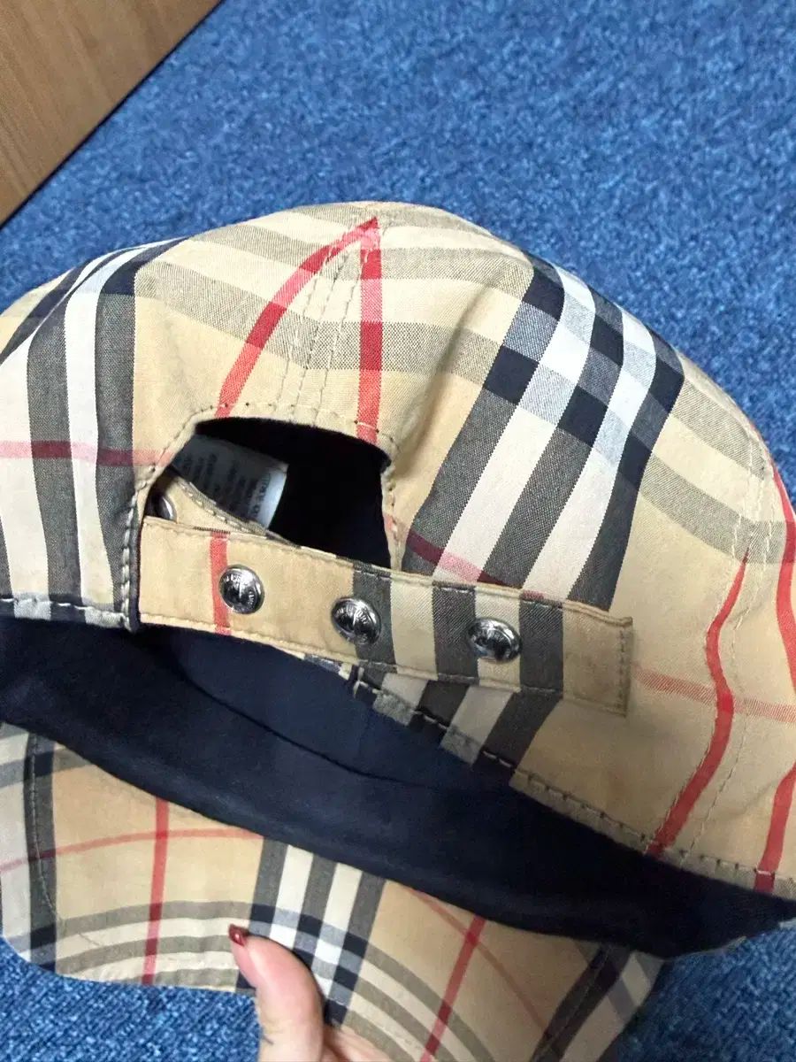 バーバリー TB チェック ボールキャップ