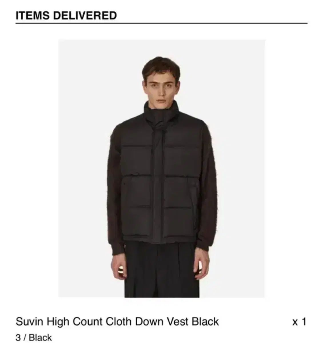 オーラリー スビンハイ ダウンベスト 3