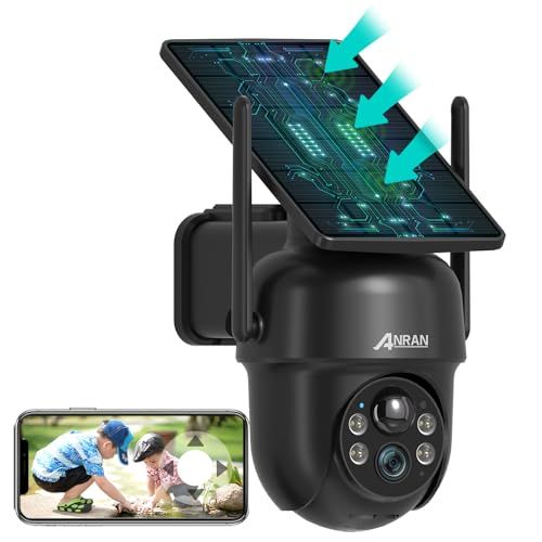 新品】【2025強化版500万画素・一体型高効率充電・Alexa対応】ANRAN