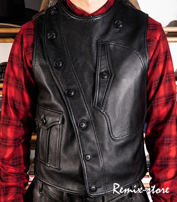 最 復刻 クラシックレーシング 30’s～40’s Dポケット 本革 ヘヴィレザーベスト メンズ S〜3 XL ヴィンテージ sw 632