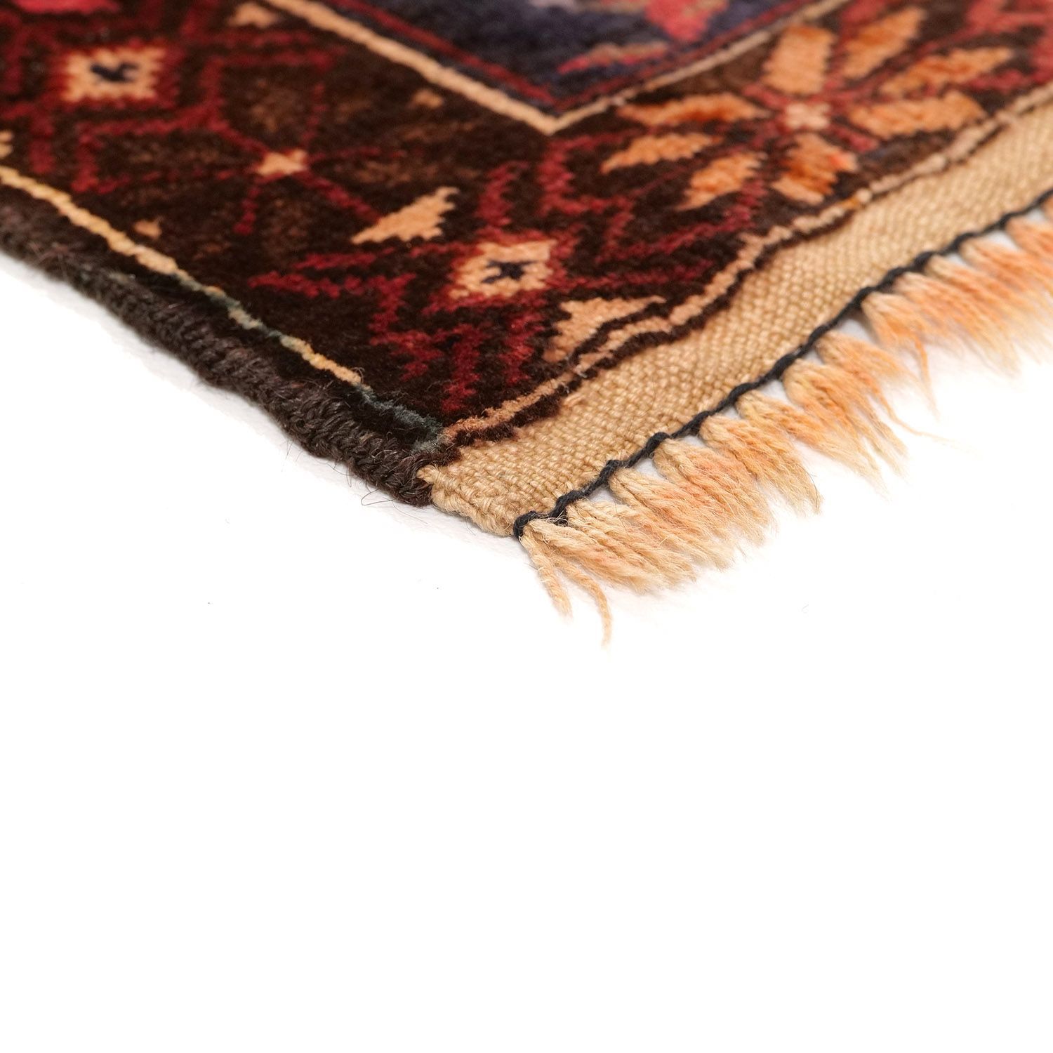 アフガニスタン 1960年代 1480×890 セミアンティーク ピクトリアルラグ