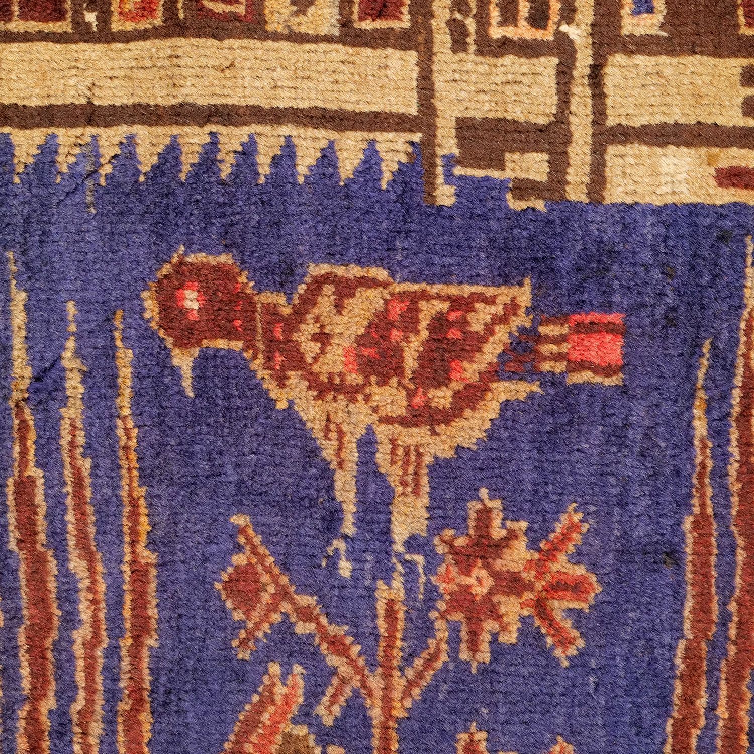 アフガニスタン 1960年代 2030×1150mm セミアンティーク ピクトリアル