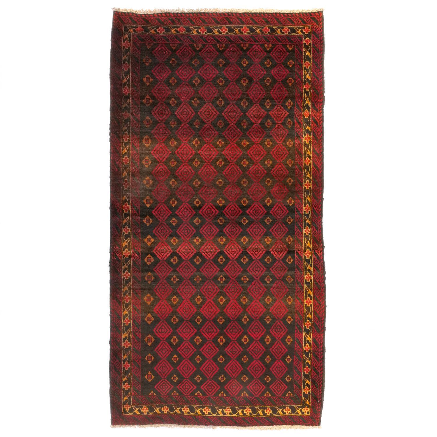 ガーエン 1960年代 1650×840 セミアンティーク ミナハニ文様 ウール