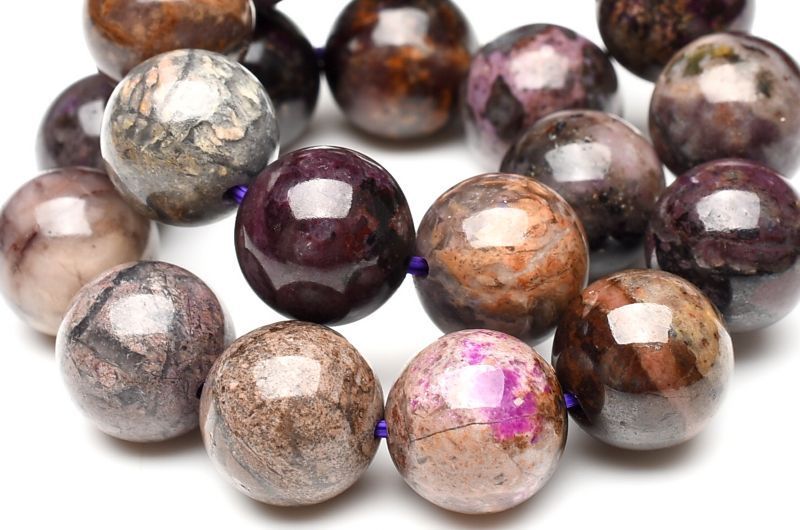 １点物 癒やしの石 ブラウン スギライト 10.5 mm ブレスレット パワーストーン 天然石 _U 8065