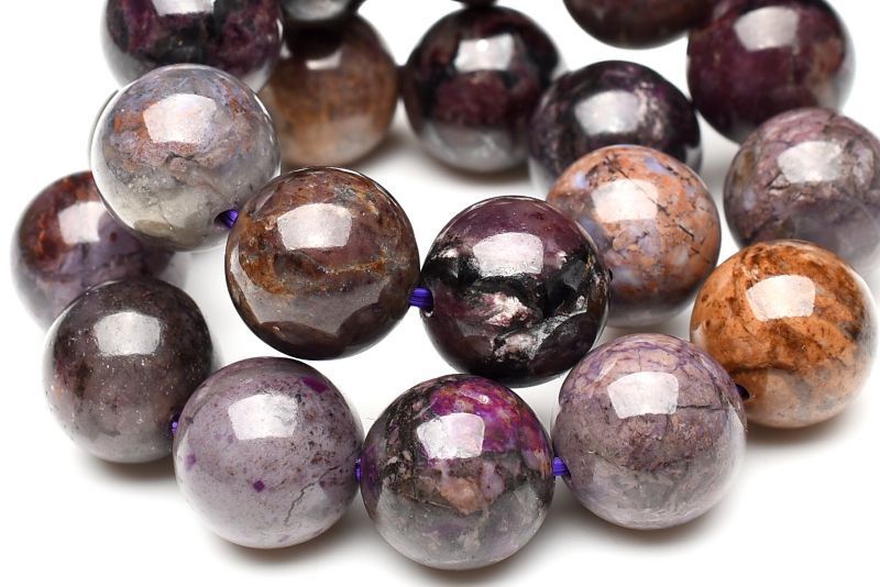 １点物 癒やしの石 ブラウン スギライト 10 mm ブレスレット パワーストーン 天然石 _U 8067