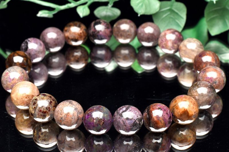 1点物】癒やしの石◇ブラウン スギライト 10.5mm ブレスレット